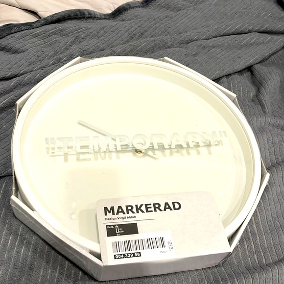 Off-White Other - NWT Off-white IKEA collaboration clock